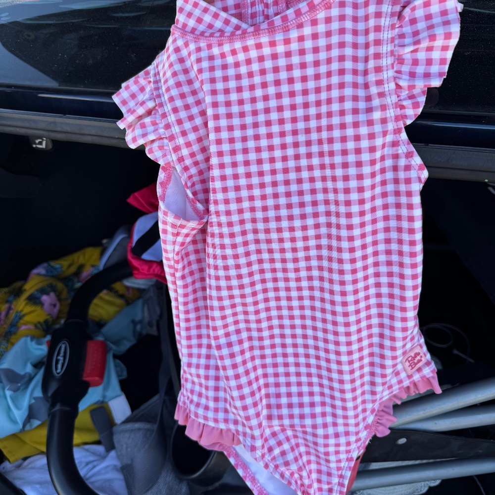 Ruffle butt one piece swimsuit